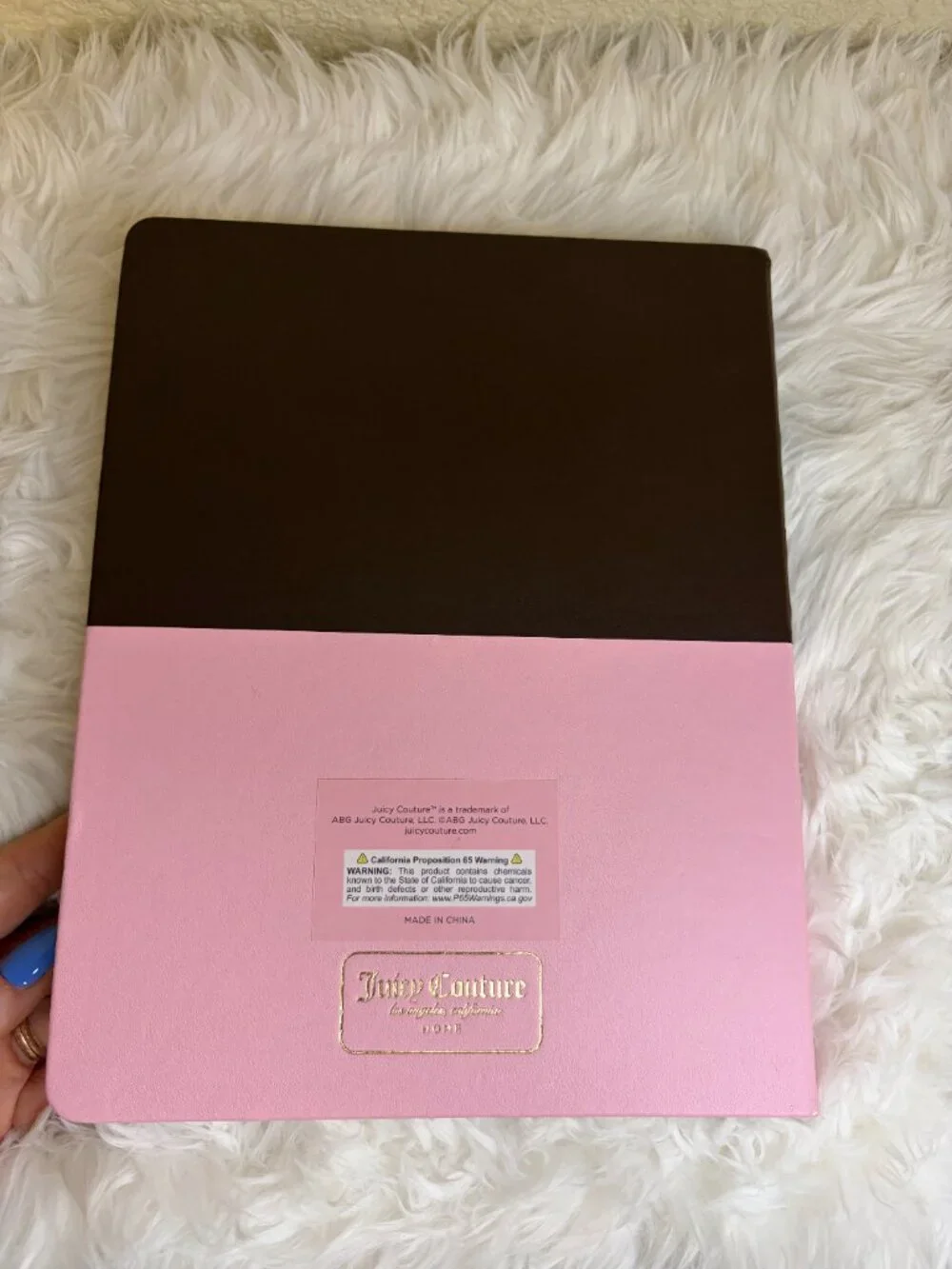 Juicy Couture Home Pink Brown Sketchbook 120 Sheets Acid Free Paper NWT